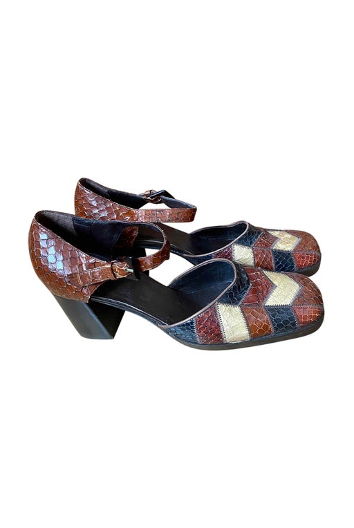 Patchwork python pumps