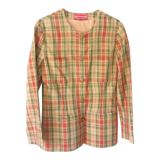 Short tartan jacket