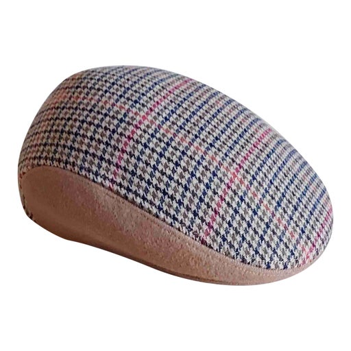 Casquette pied-de-poule