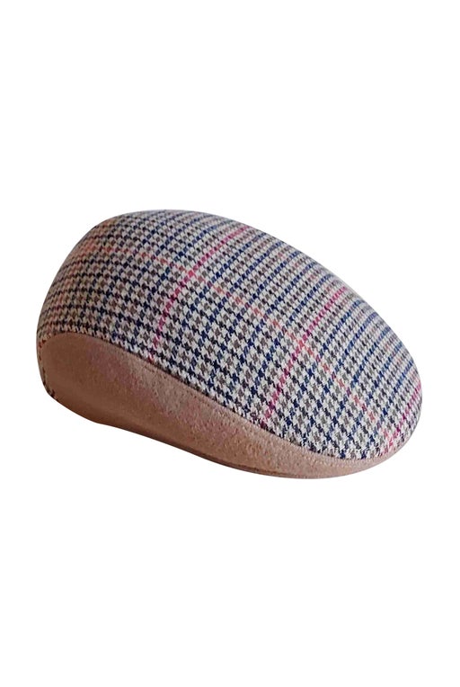 Casquette pied-de-poule