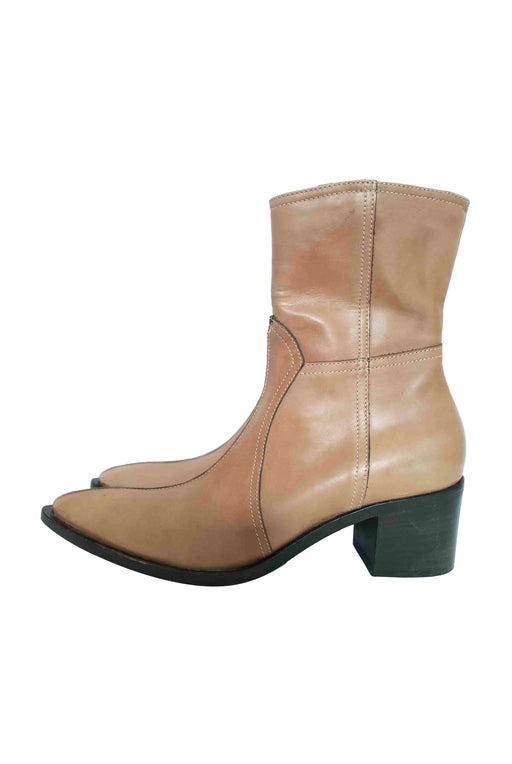 Bottines en cuir