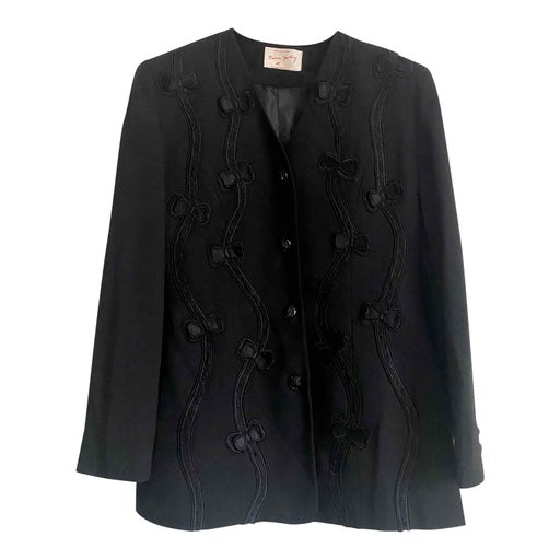 Jacket with embroidered patterns
