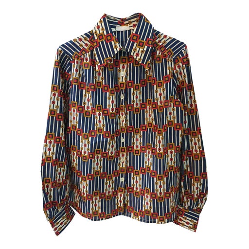 Chemise à motifs 70's