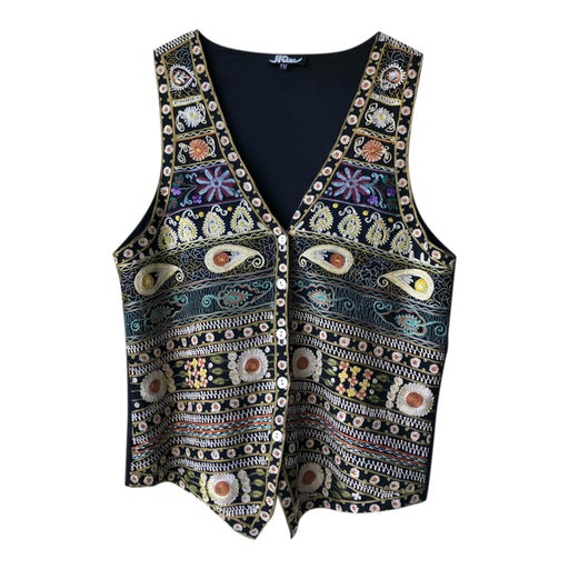 Embroidered vest