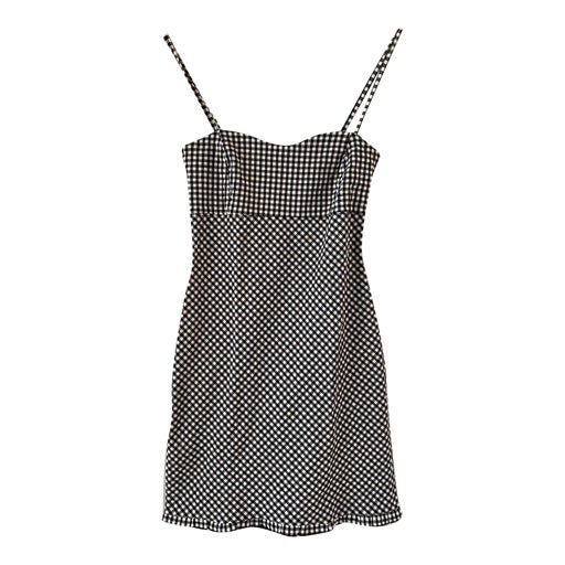 Gingham mini dress