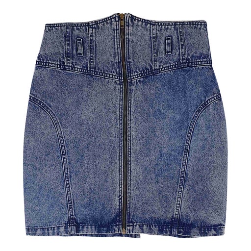 Denim mini skirt