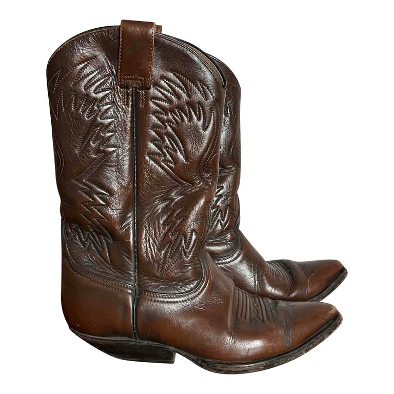 Santiags en cuir