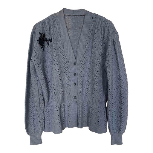 Openwork cardigan