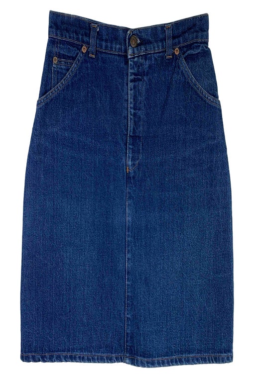 Levi's denim mini skirt