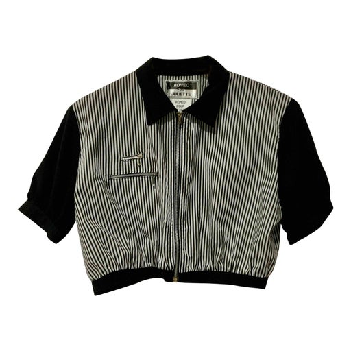Short striped jacket