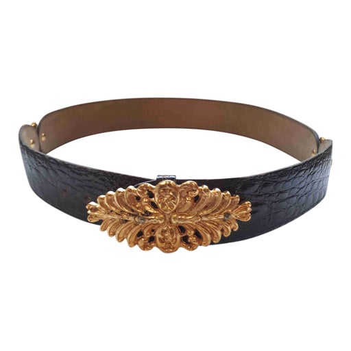 Wild leather belt