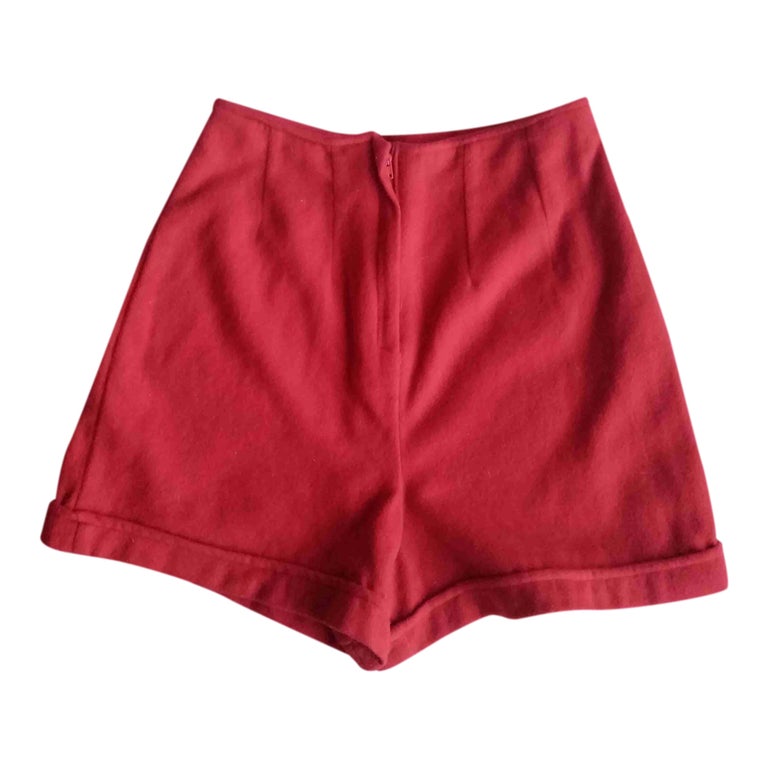 Woolen shorts on sale