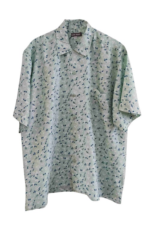 Patterned silk shirt