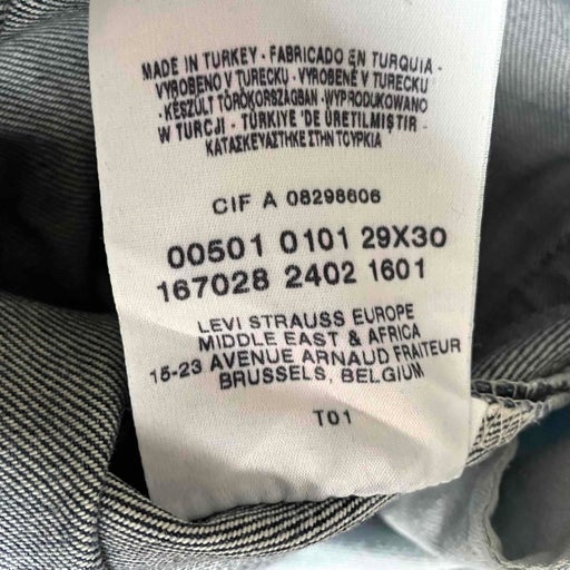 Levi's 501 W29L30 jeans
