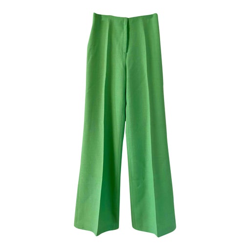 Pantalon flare en laine