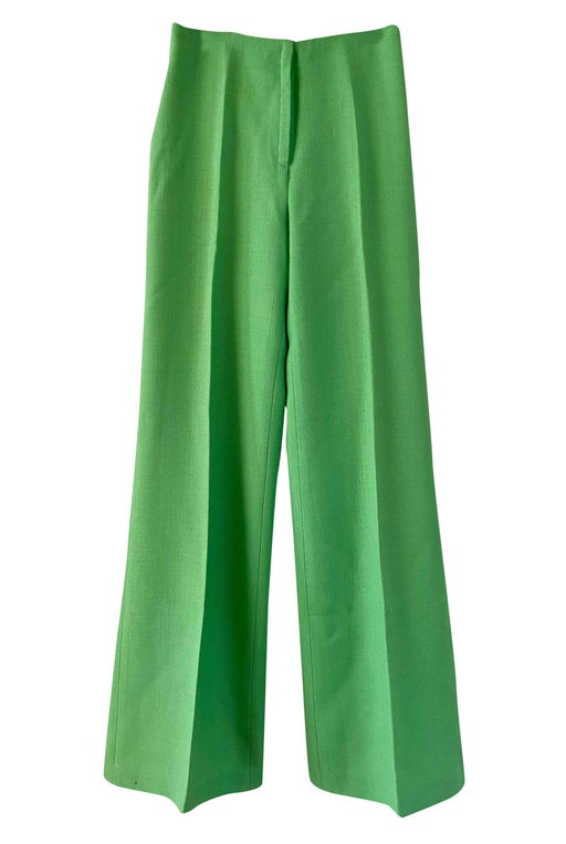 Wool flare pants