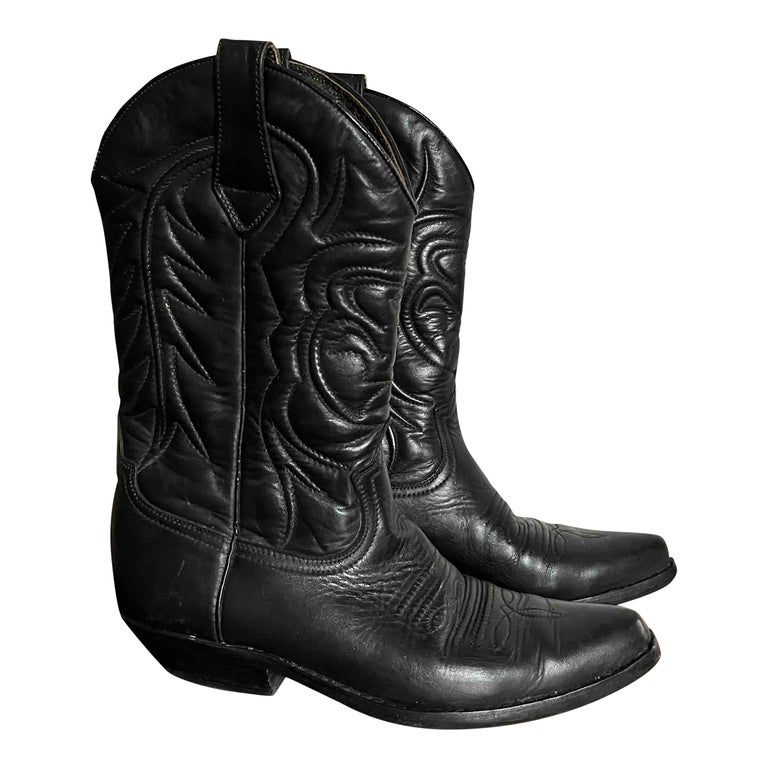 Santiags en cuir