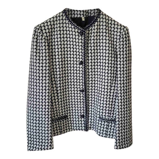 Patterned wool jacket