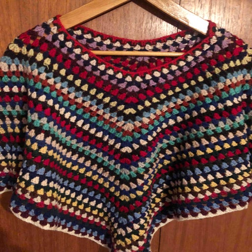 crochet poncho