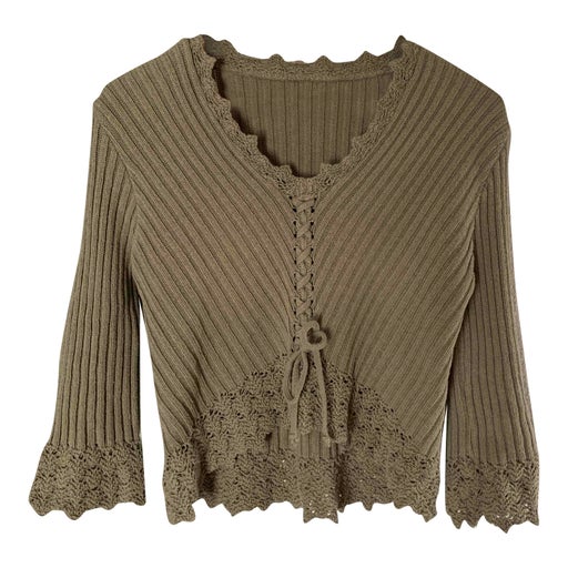 Lace-up top