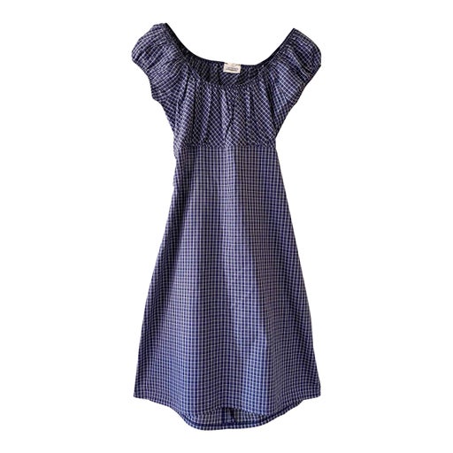 Gingham halter dress
