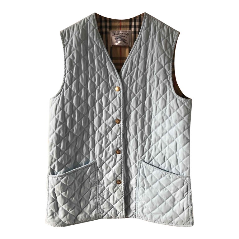 Burberry men's quilted vest hotsell
