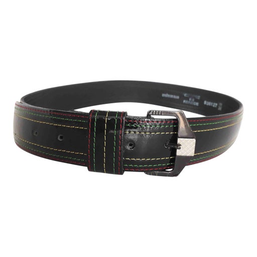 Patent leather belt