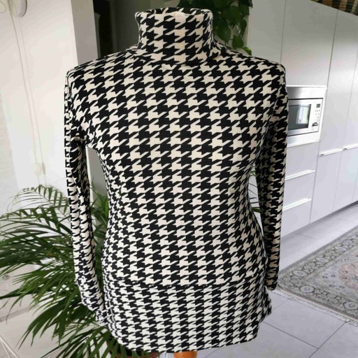 Robe mini pied-de-coq