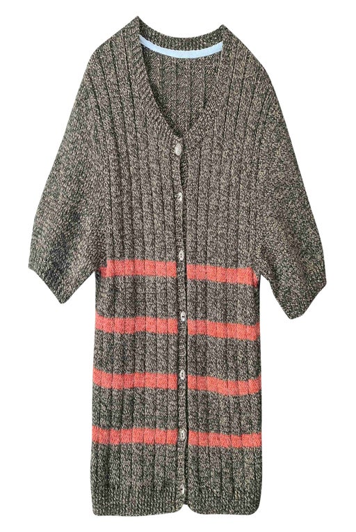 Striped wool top