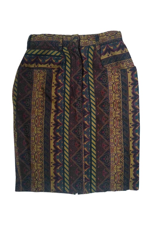 Tapestry midi skirt