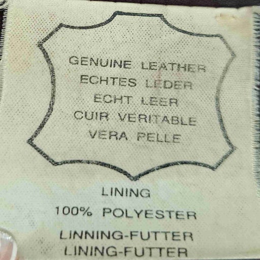 Short leather trench coat