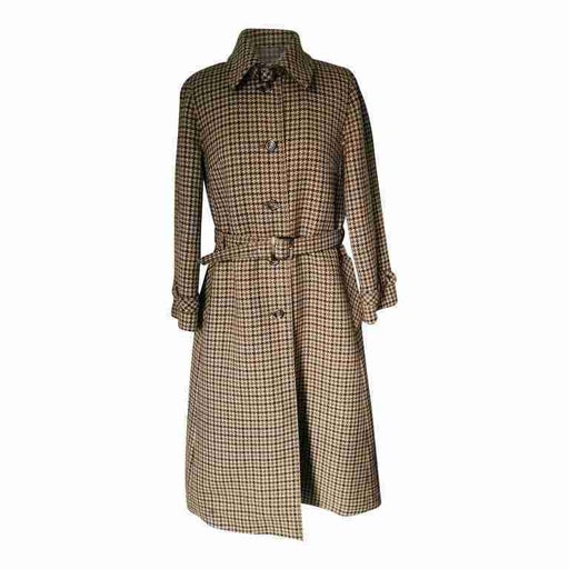 Manteau en laine ceinturé