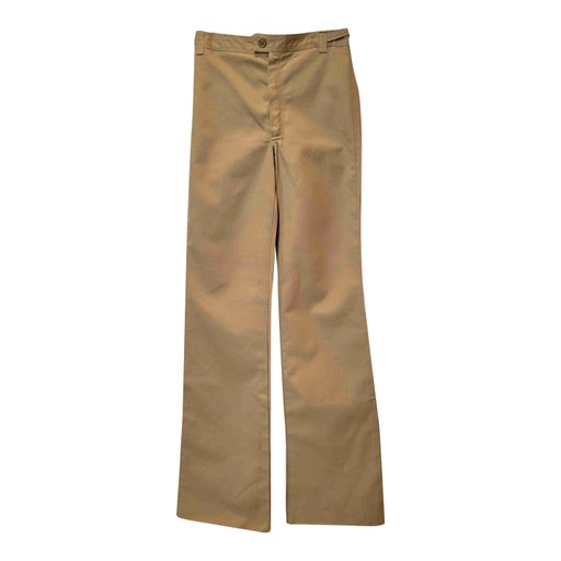Pantalon flare en coton