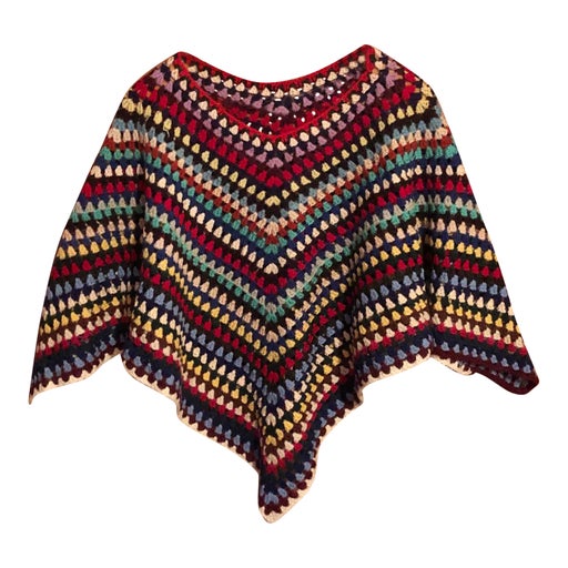 Poncho en crochet