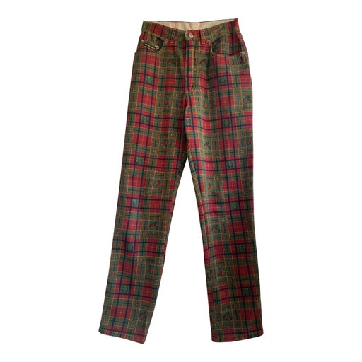 Pantalon à carreaux