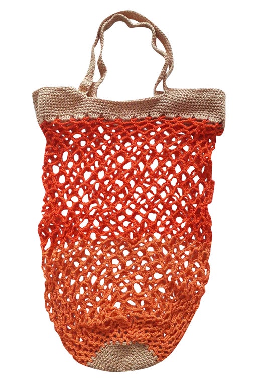 Knit mesh bag