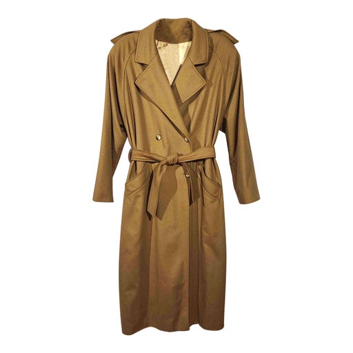 Wool trench coat