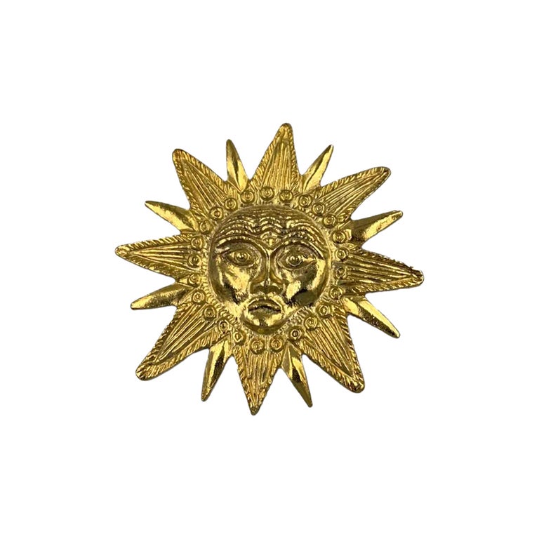 Broche soleil