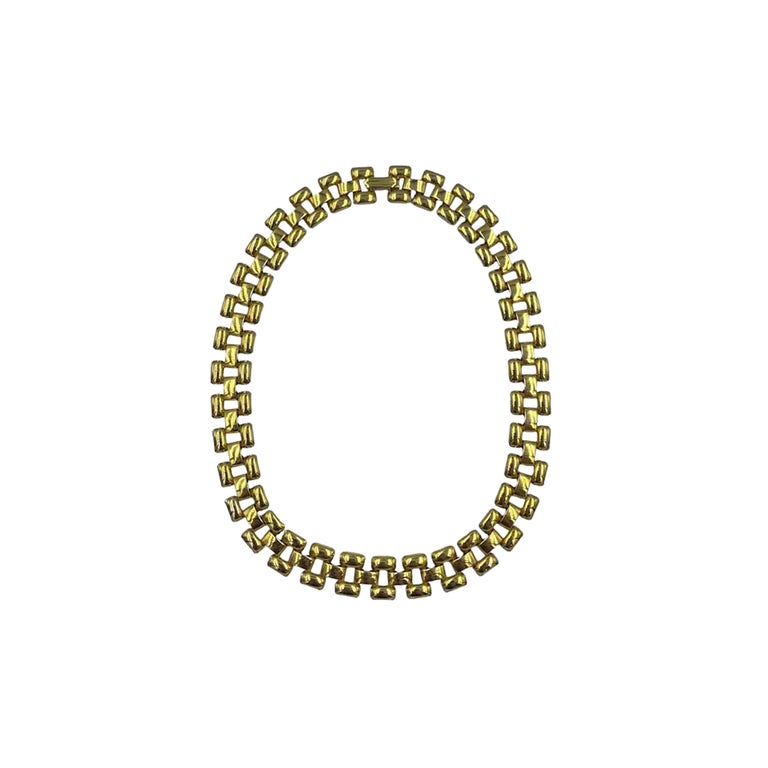 Collier maillon panthère
