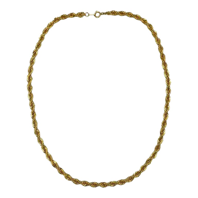 Collier chaîne tressés