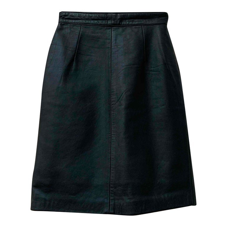 Jupe fourreau en cuir pour femme Imparfaite