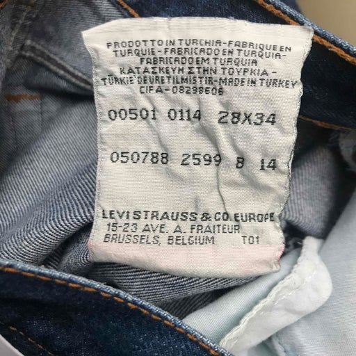 Levi's 501 W27L34 jeans