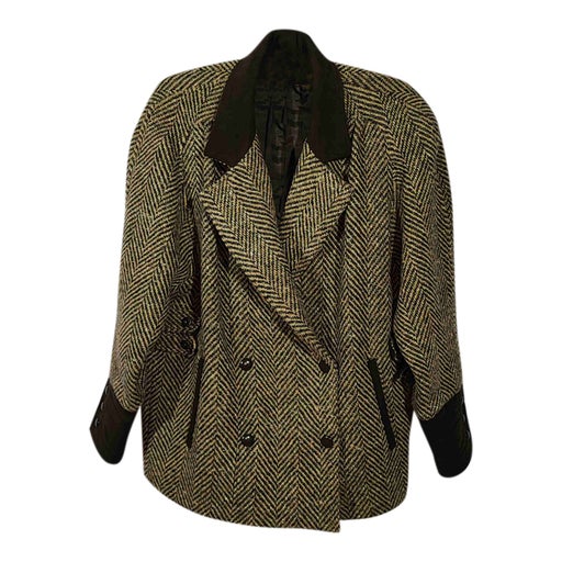 Short wool jacket