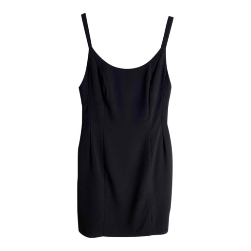 black mini dress