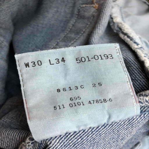 Levi's 501 W30L34 jeans