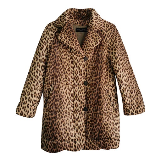 Leopard down jacket