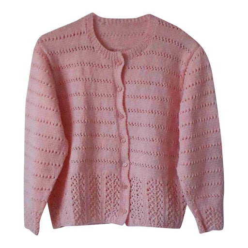 Openwork cardigan