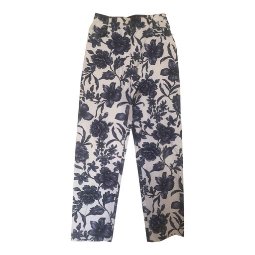 Pantalon à motif floral. Deux poches dev