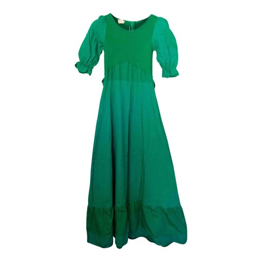 Long dress with ruffles