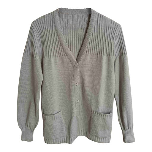 Rib knit cardigan